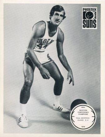 1975-76 Phoenix Suns Western Conference Champions #NNO Paul Westphal Front