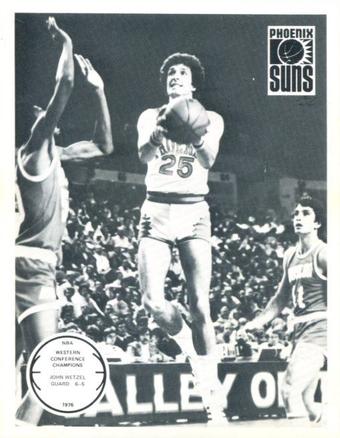 1975-76 Phoenix Suns Western Conference Champions #NNO John Wetzel Front