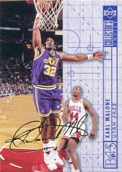 1994-95 Collector's Choice Japanese - Gold Signatures #397 Karl Malone Front