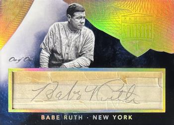 2014-15 Panini Eminence - Cut Signatures #CS-BR Babe Ruth Front