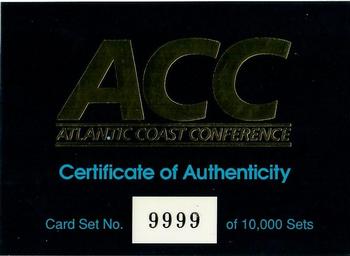 1992 ACC Tournament Champs - ACC Logos #1 ACC Logo Front
