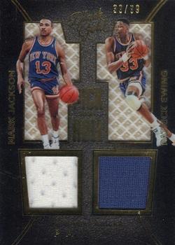 2015-16 Panini Black Gold - Pick and Roll Relics #13 Mark Jackson / Patrick Ewing Front
