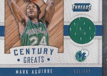 2015-16 Panini Threads - Century Greats Threads #4 Mark Aguirre Front