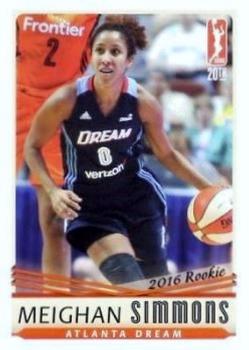 2016 Rittenhouse WNBA #6 Meighan Simmons Front