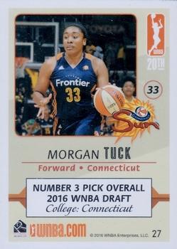 2016 Rittenhouse WNBA #27 Morgan Tuck Back