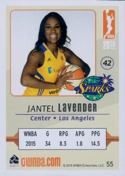2016 Rittenhouse WNBA #55 Jantel Lavender Back