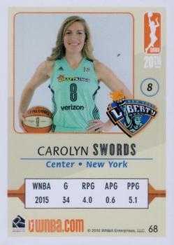 2016 Rittenhouse WNBA #68 Carolyn Swords Back
