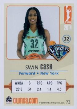 2016 Rittenhouse WNBA #73 Swin Cash Back