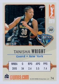 2016 Rittenhouse WNBA #74 Tanisha Wright Back