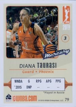 2016 Rittenhouse WNBA #79 Diana Taurasi Back
