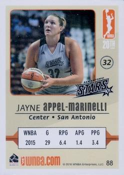 2016 Rittenhouse WNBA #88 Jayne Appel-Marinelli Back