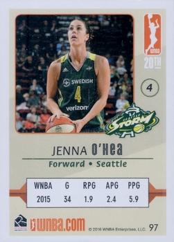 2016 Rittenhouse WNBA #97 Jenna O'Hea Back
