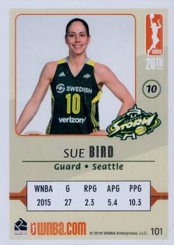 2016 Rittenhouse WNBA #101 Sue Bird Back
