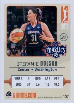 2016 Rittenhouse WNBA #107 Stefanie Dolson Back