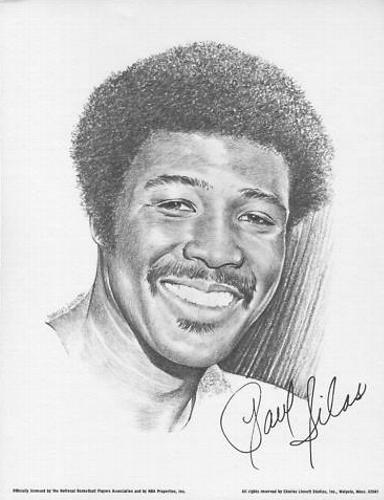 1974-75 Linnett Portraits Boston Celtics #8 Paul Silas Front