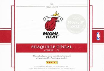 2015-16 Panini National Treasures - Night Moves #NM-SON Shaquille O'Neal Back