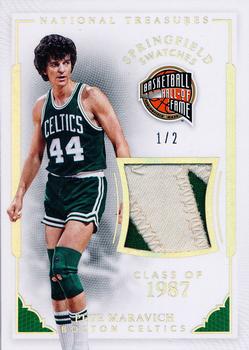 2015-16 Panini National Treasures - Springfield Swatches Prime #9 Pete Maravich Front