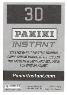 2016-17 Panini Stickers #30 Luis Scola Back