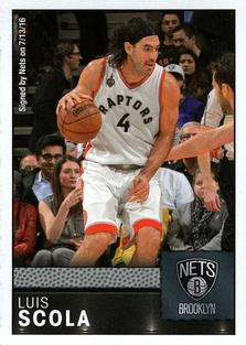 2016-17 Panini Stickers #30 Luis Scola Front