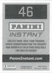 2016-17 Panini Stickers #46 Nerlens Noel Back