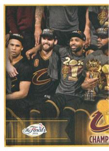 2016-17 Panini Stickers #422 Cleveland Cavaliers Team Photo Left Side Front