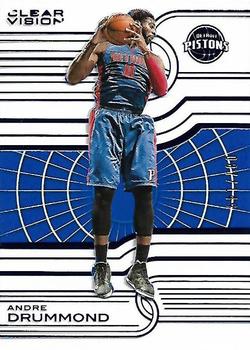 2015-16 Panini Clear Vision - Blue #62 Andre Drummond Front