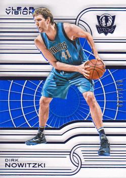 2015-16 Panini Clear Vision - Blue #71 Dirk Nowitzki Front