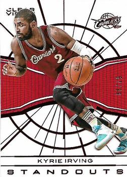 2015-16 Panini Clear Vision - Standouts Red #4 Kyrie Irving Front