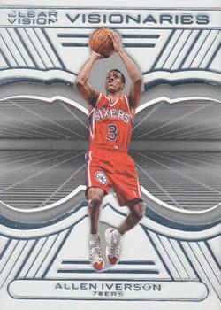 2015-16 Panini Clear Vision - Visionaries #5 Allen Iverson Front