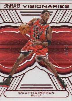 2015-16 Panini Clear Vision - Visionaries Red #13 Scottie Pippen Front