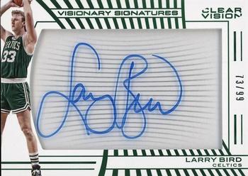 2015-16 Panini Clear Vision - Visionary Signatures #VS-LB Larry Bird Front