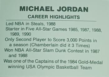 1990 Michael Jordan (unlicensed) #NNO Michael Jordan Back