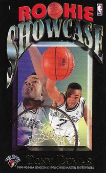 1994-95 Pro Mags Rookie Showcase #1 Tony Dumas Front