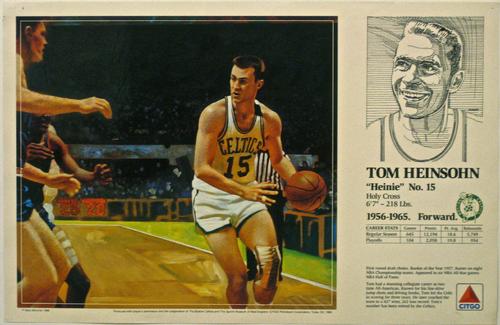 1989-90 Citgo Boston Celtics Posters #NNO Tom Heinsohn Front