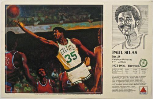 1989-90 Citgo Boston Celtics Posters #NNO Paul Silas Front