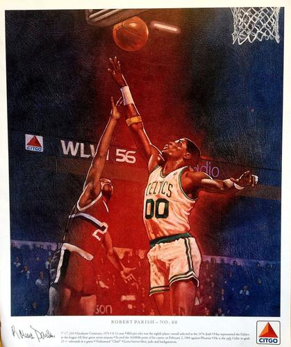 1988-89 Citgo Boston Celtics #6 Robert Parish Front