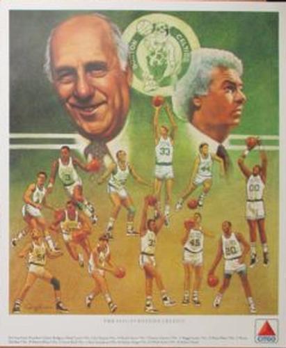 1988-89 Citgo Boston Celtics #7 Team Picture Front