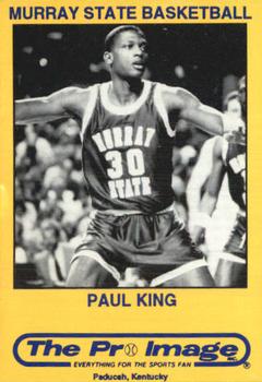 1990-91 Murray State Racers #1 Paul King Front