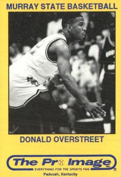 1990-91 Murray State Racers #3 Donald Overstreet Front