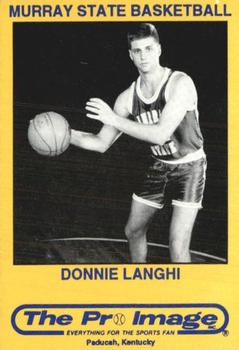 1990-91 Murray State Racers #7 Donnie Langhi Front