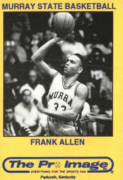 1990-91 Murray State Racers #10 Frank Allen Front