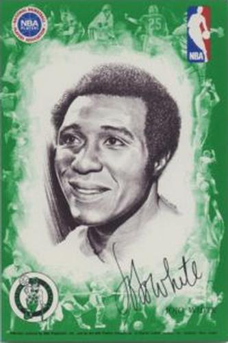 1975-76 Linnett Portraits Boston Celtics Green Border #NNO Jo Jo White Front