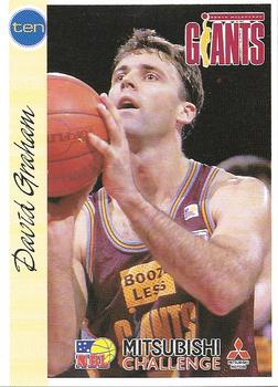 North Melbourne Giants Ray Borner Stops 1992 Australian Basketball Card 