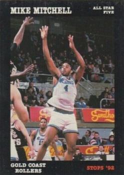 1992 Stops NBL #23 Mike Mitchell Front