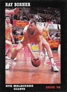 1992 Stops NBL #47 Ray Borner Front