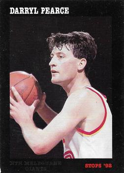 1992 Stops NBL #51 Darryl Pearce Front