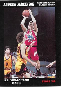 1992 Stops NBL #70 Andrew Parkinson Front