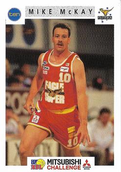1993 Futera Australian NBL #6 Mike McKay Front