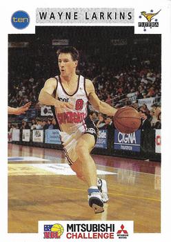 1993 Futera Australian NBL #28 Wayne Larkins Front