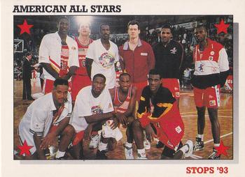 1993 Australian Stops NBL #12 American All-Stars Front